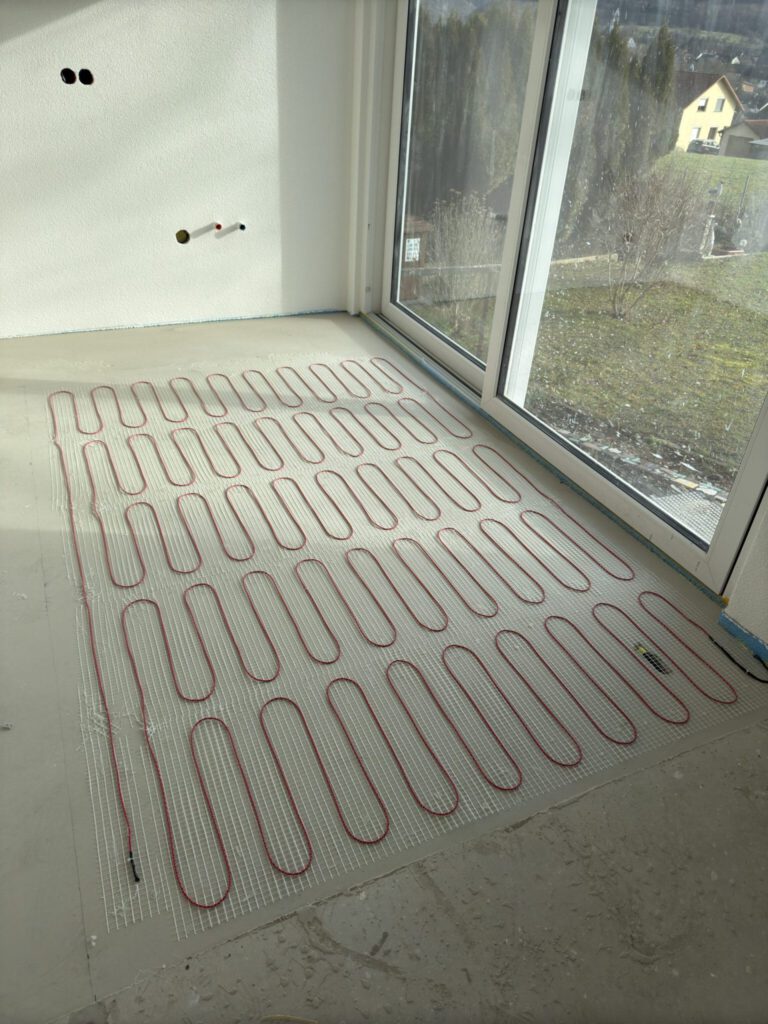 elektrische fußbodenheizung